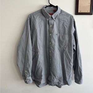 IZOD stripe button up